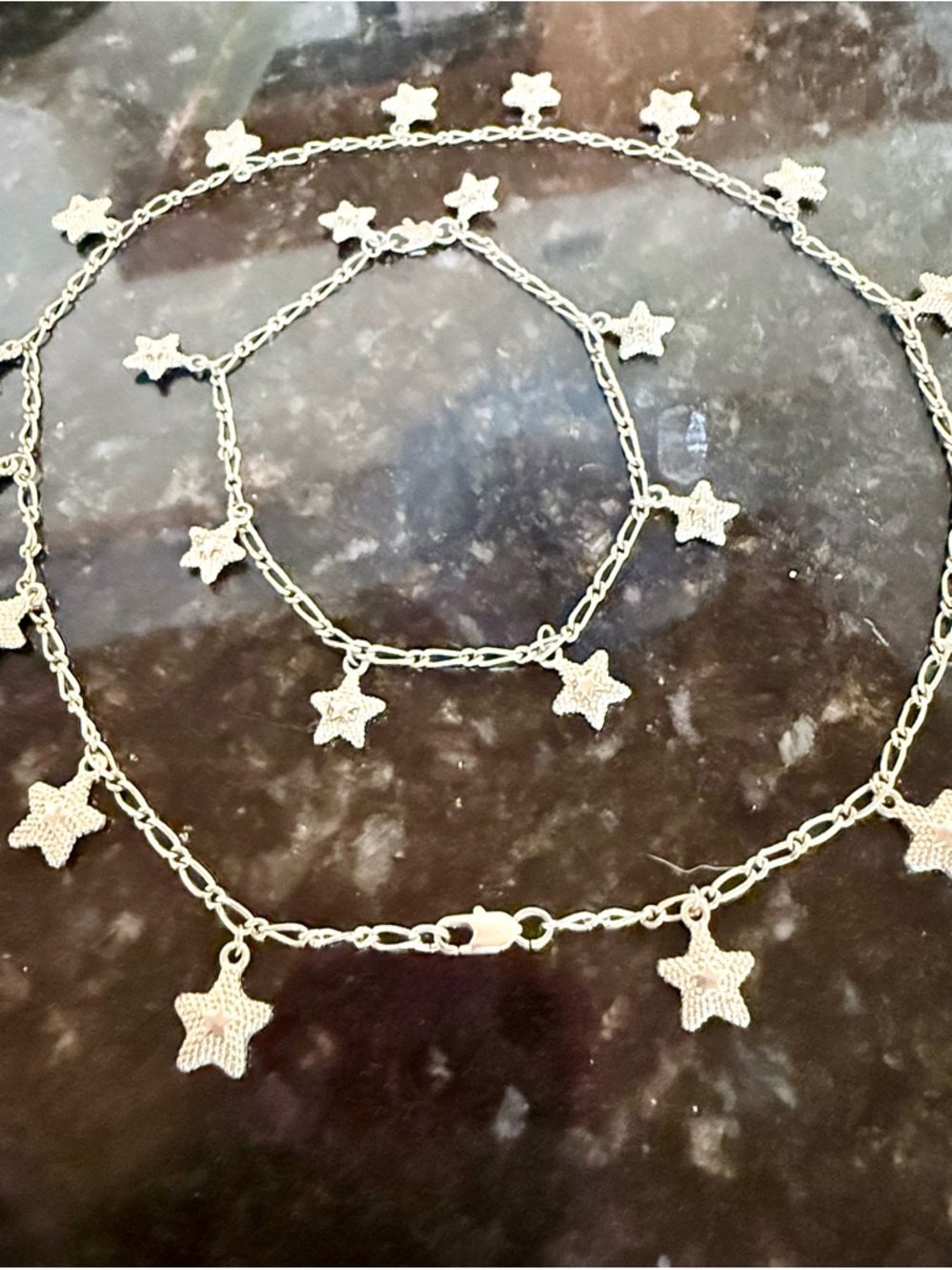 Coastal Starfish Charm Jewelry set